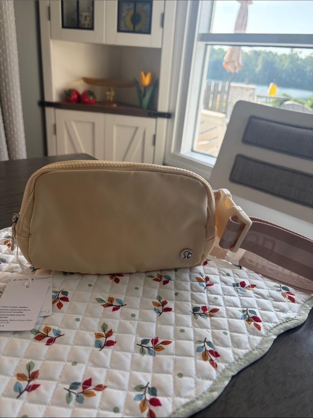 lululemon athletica Cream Crossbody Belt Bag